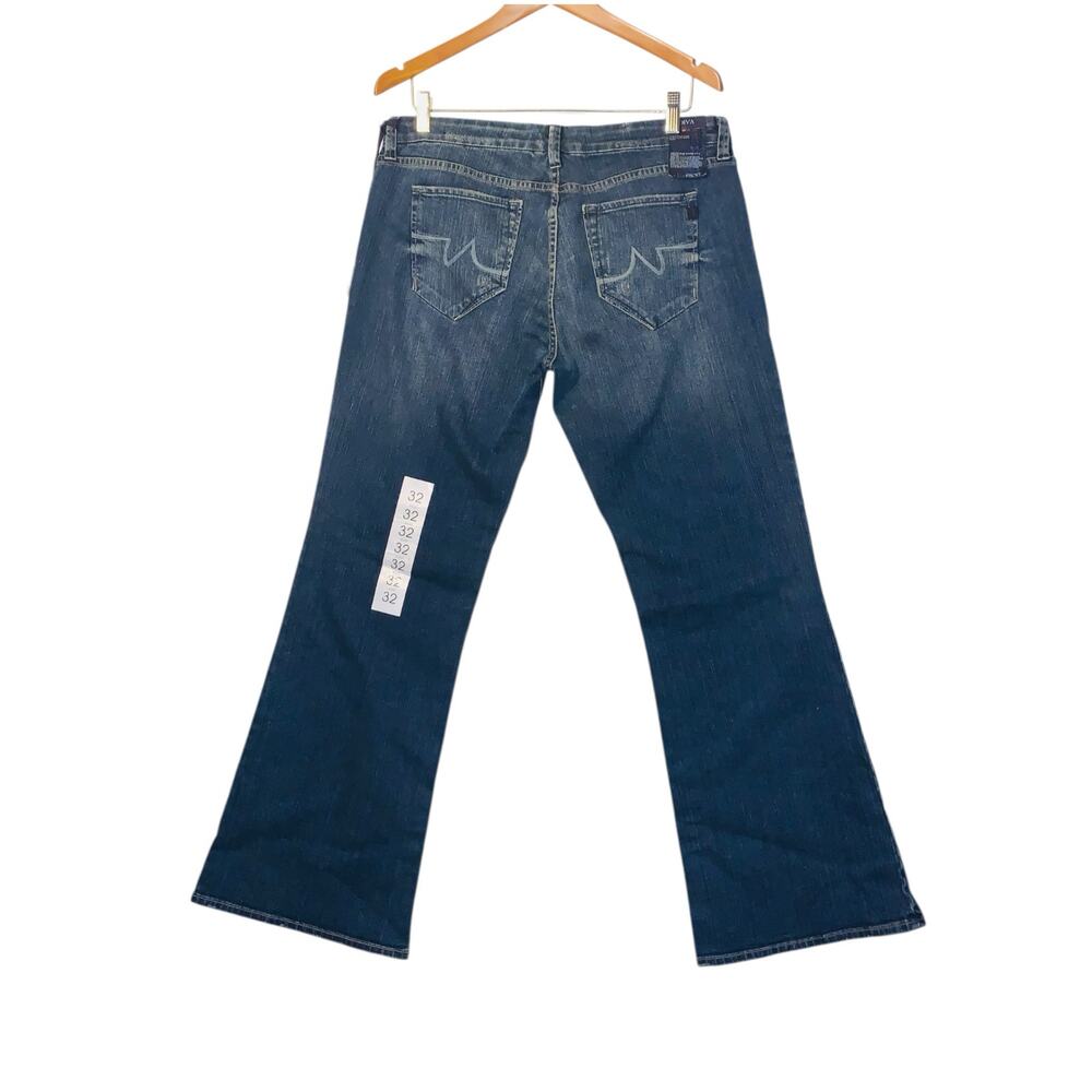 !It Jeans Diva Dark Blue Flare Jeans Size 32 - Picture 8 of 9